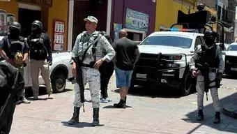 FOTO: Arrojan Explosivos en Tienda de Tarimoro, Guanajuato