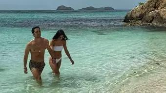 Foto: Renata Notni y Diego Boneta se Escapan a la Playa