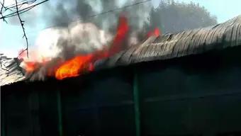 Foto: Se Registra Incendio en Zona Industrial en Cuautitlán, Edomex