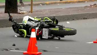 Foto: Muere Motociclista en Accidente, en Av. Centenario, en la GAM