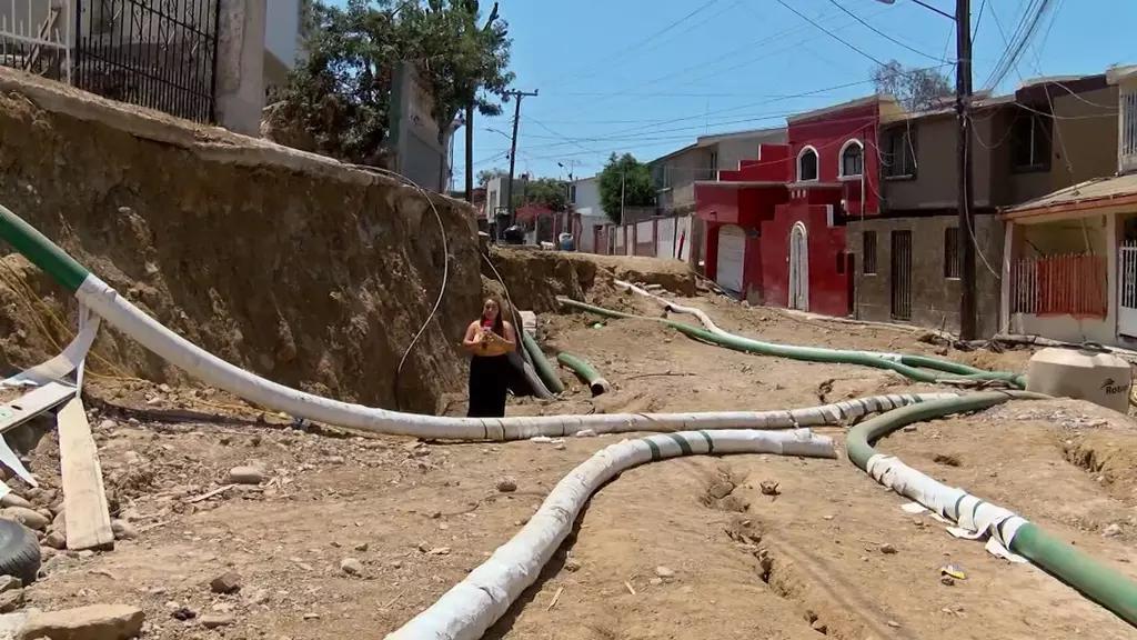 Avanzan Hundimientos de Tierra en Lomas Conjunto Residencial de Tijuana