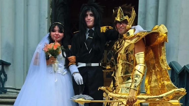 Realizan Boda Otaku con Los Caballeros del Zodiaco en el Expiatorio en León