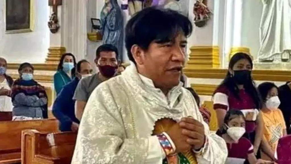 FOTO: Marcelo Pérez, Sacerdote Indígena, Mediador de Conflictos Sociales en Municipios de Chiapas