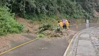 Deslaves Generan Afectaciones Viales en Sierra de Puebla