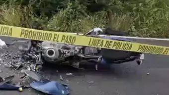 Mueren dos motociclistas en accidente de carretera en Tepexco.