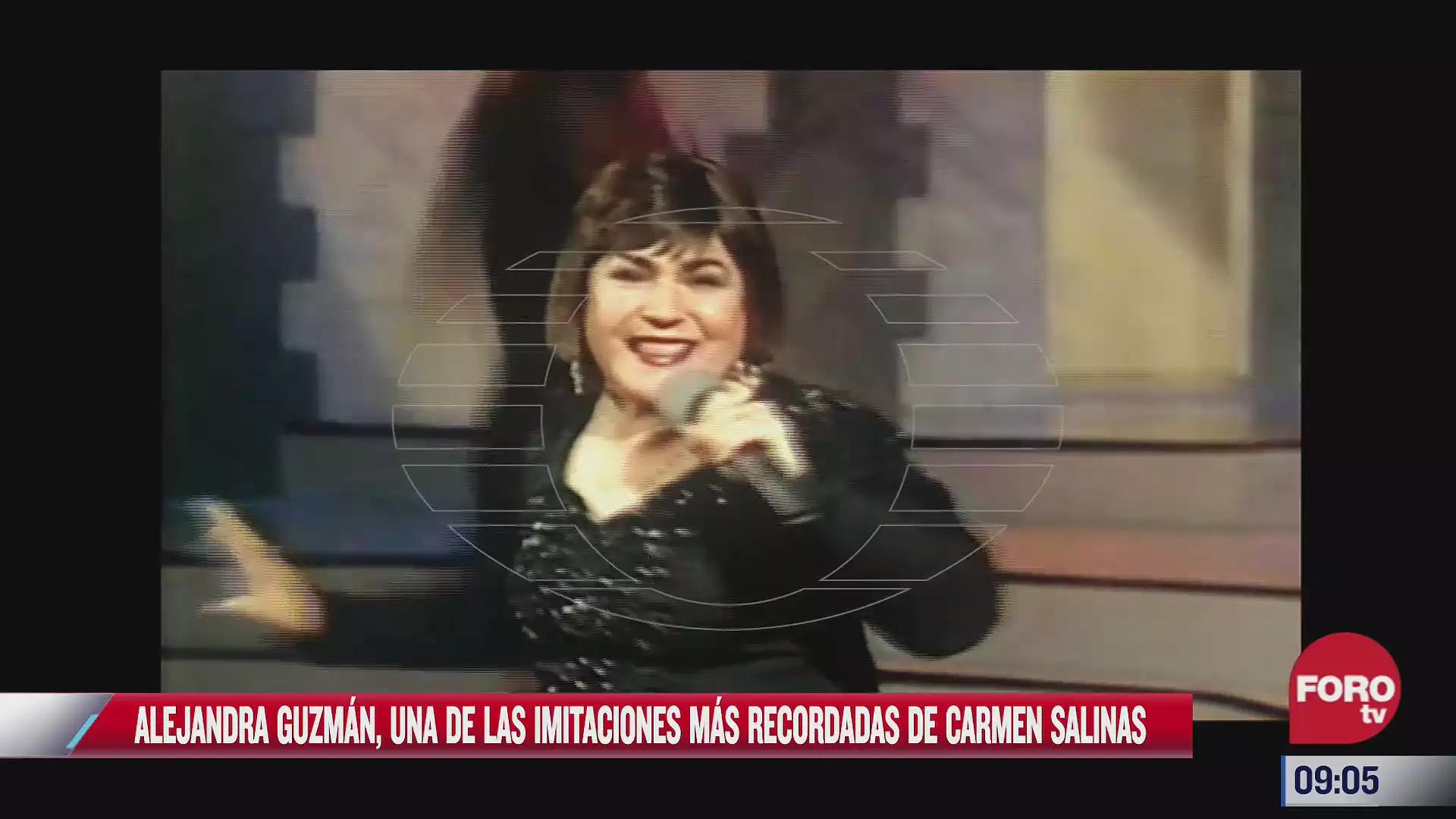 “Eternamente bella”, la imitación de Carmen Salinas a Alejandra Guzmán