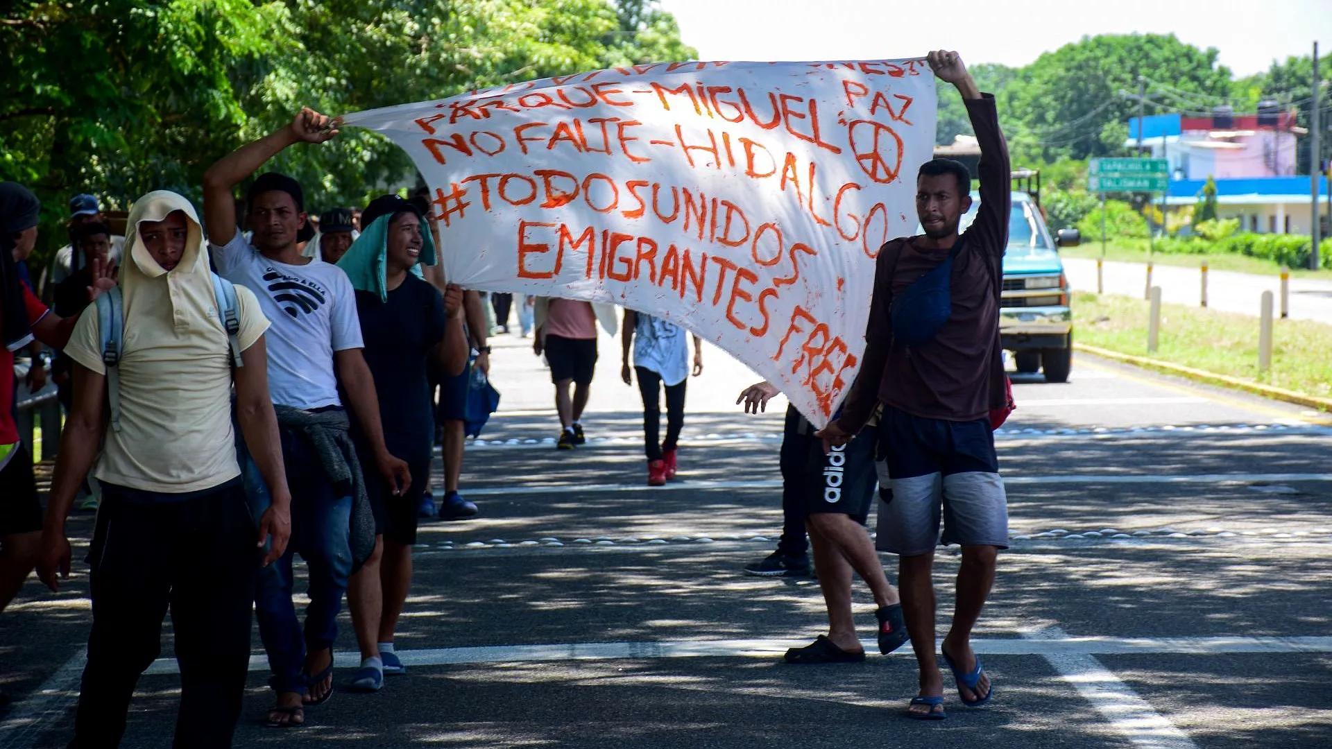 Parte de Tapachula una nueva caravana migrante