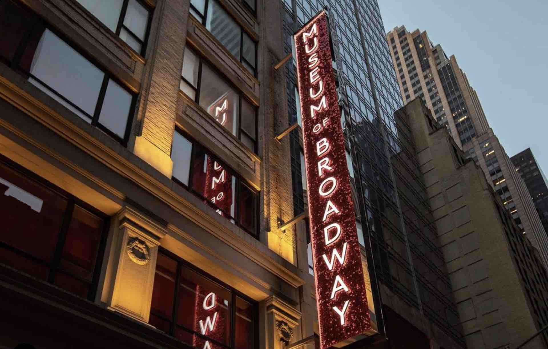 Fachada del Museo de Broadway en Nueva York