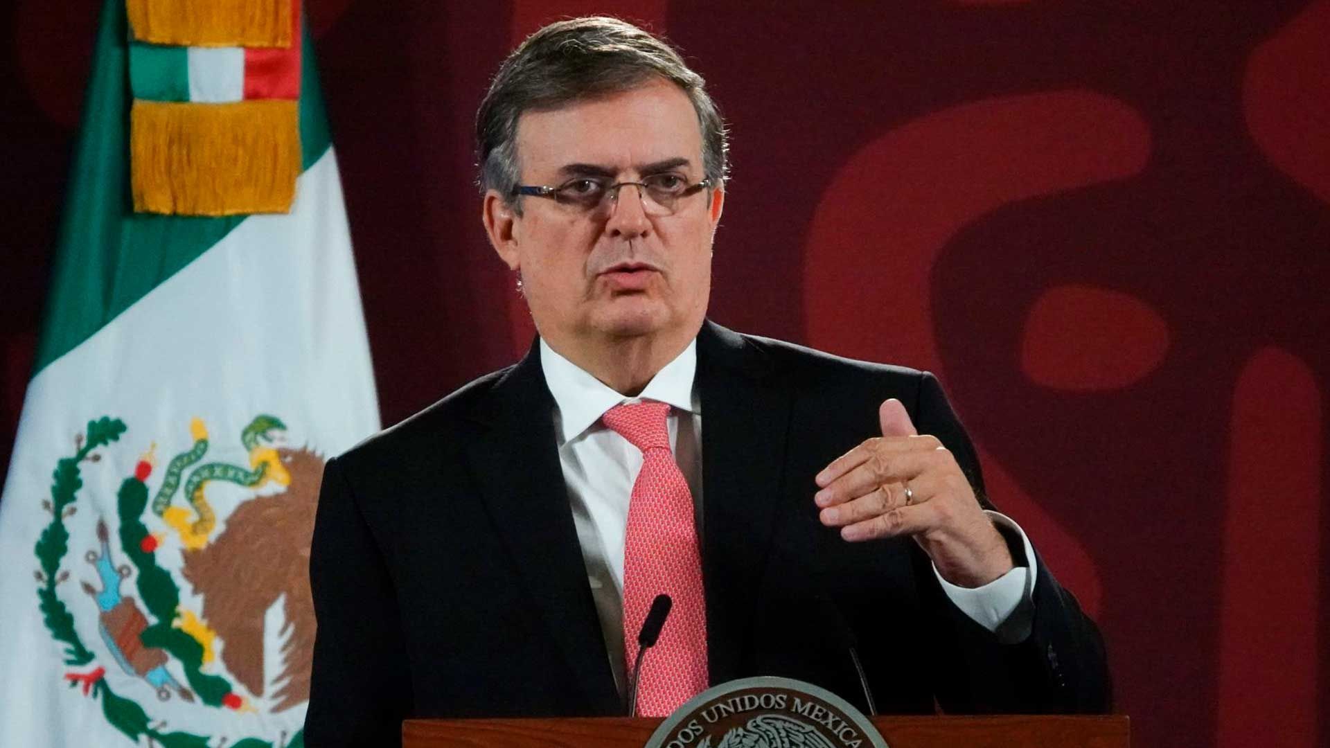 El canciller Ebrard aseguró que la política migratoria estadounidense permite garantizar la seguridad de los venezolanos. 