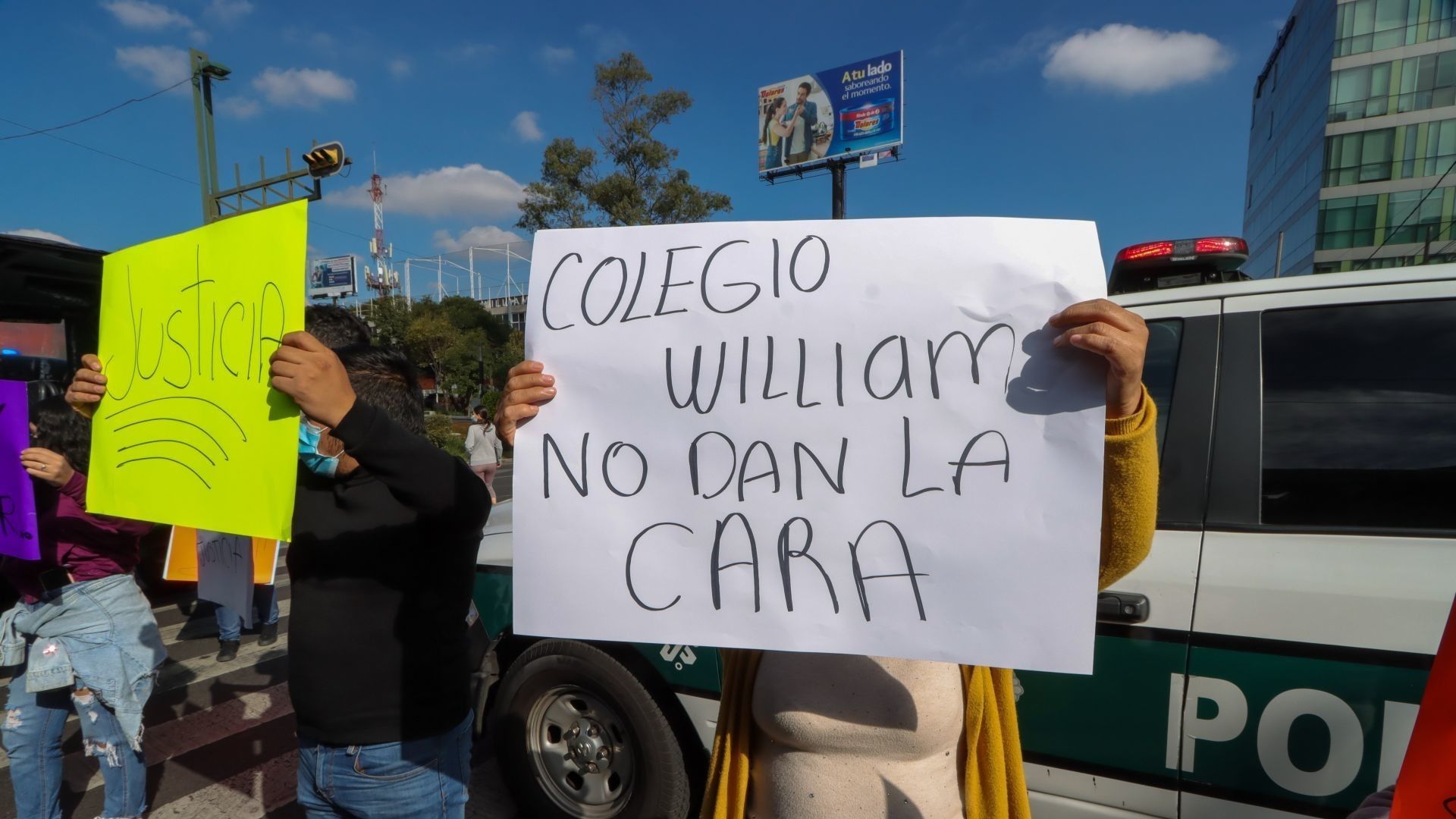 Protesta por la muerte de Abner en el Colegio Williams