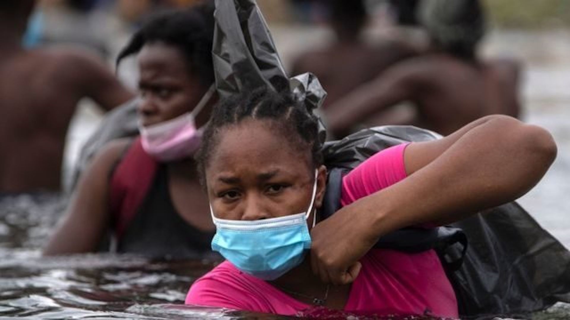 Migrantes haitianos en territorio de Estados Unidos