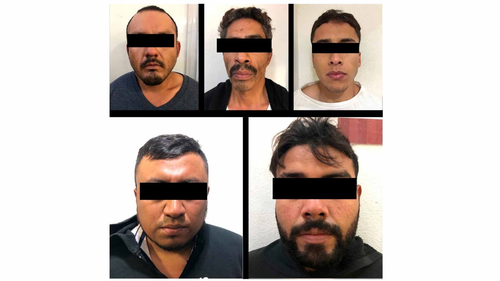 Tras un operativo aseguraron a seis sujetos, uno de ellos es menor de edad.