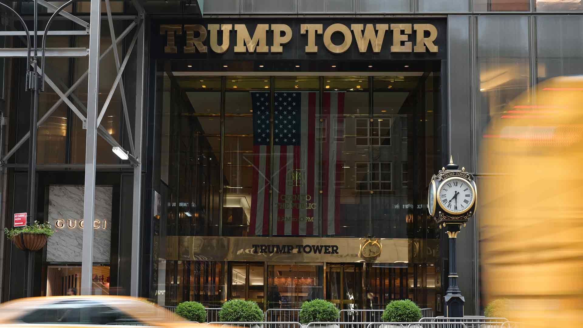 La Torre Trump en Manhattan. Foto: AFP