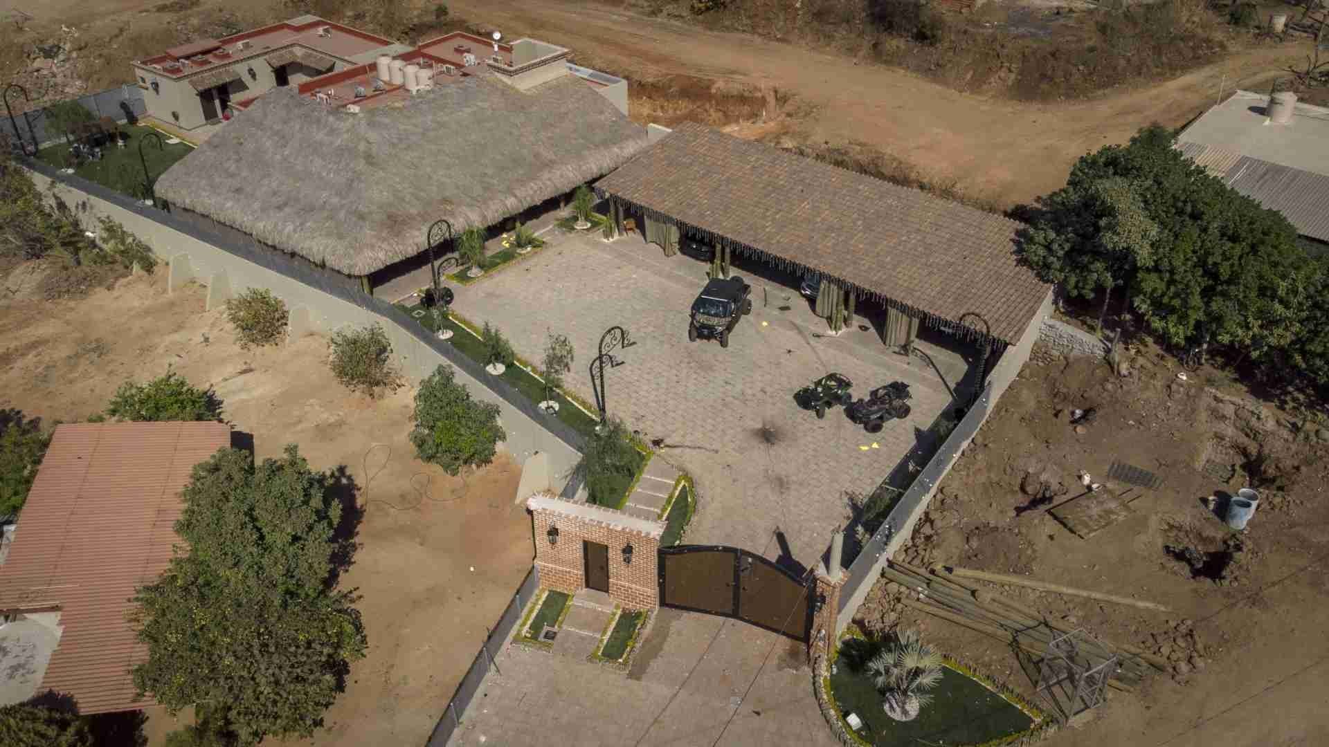 Casa de Ovidio Guzmán en Jesús María, Culiacán, Sinaloa