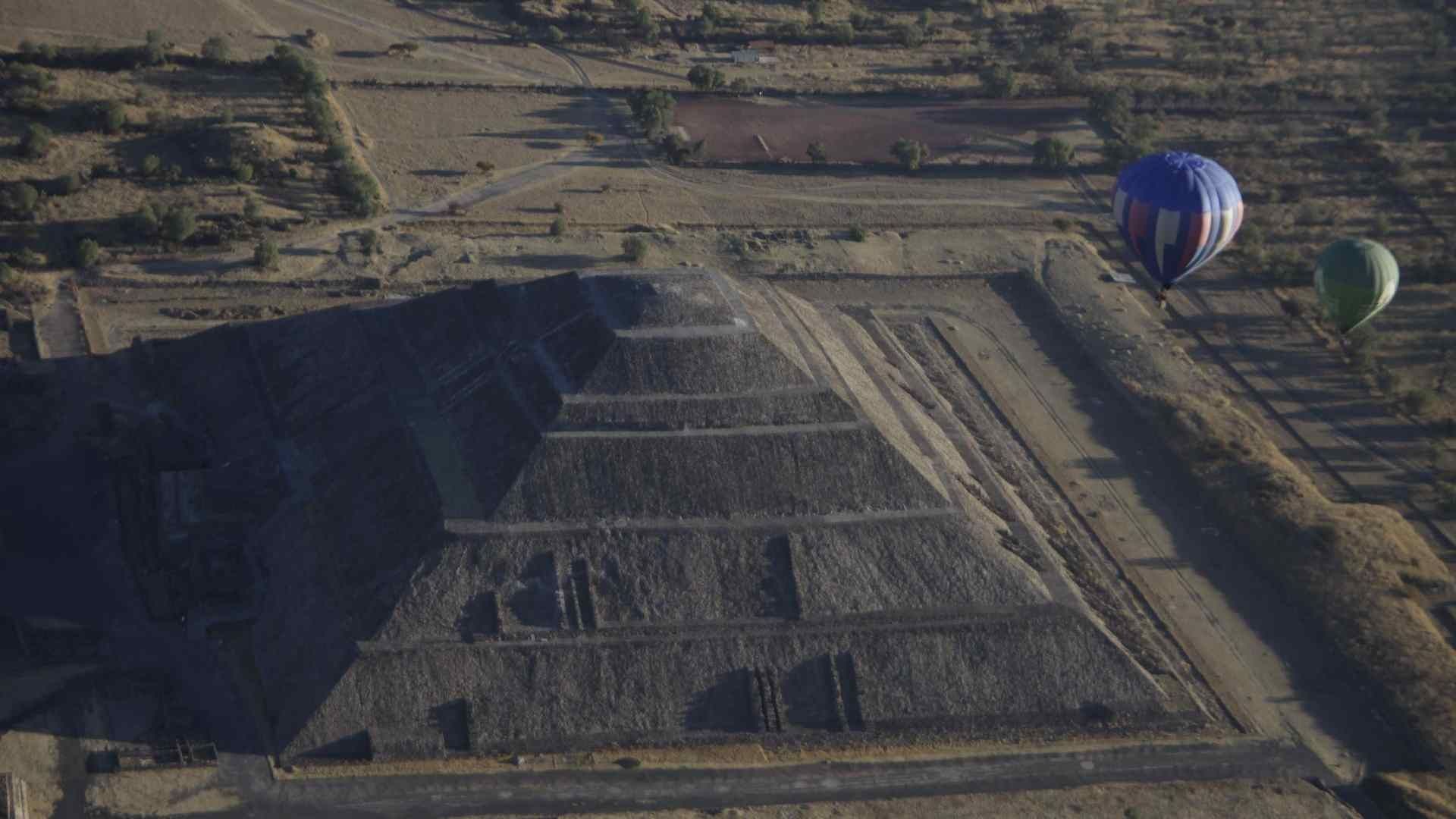 Aterrizaje de emergencia de un Globo Aerostático en Otumba, deja cuatro lesionados