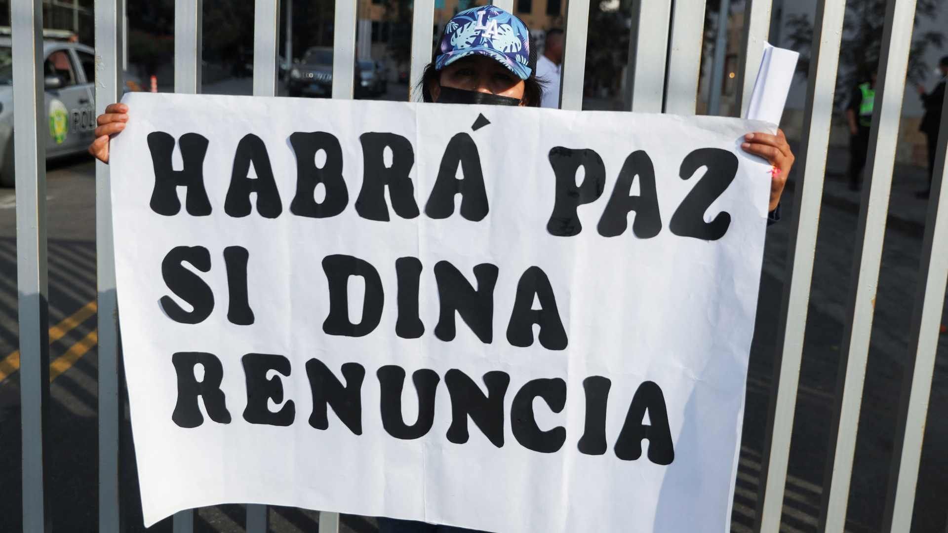 Protestas contra la presidenta de Perú, Dina Boluarte