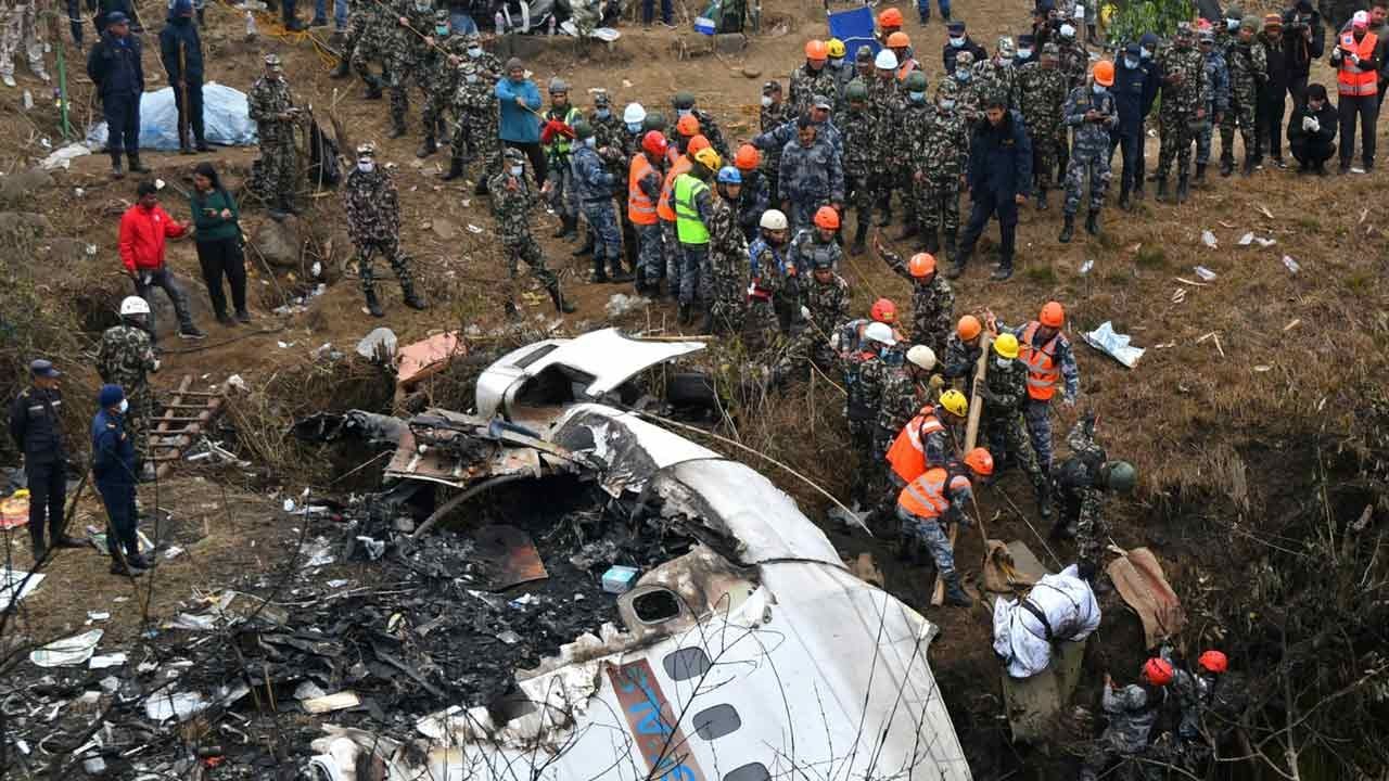 Víctimas accidente aéreo en Pokhara, Nepal 