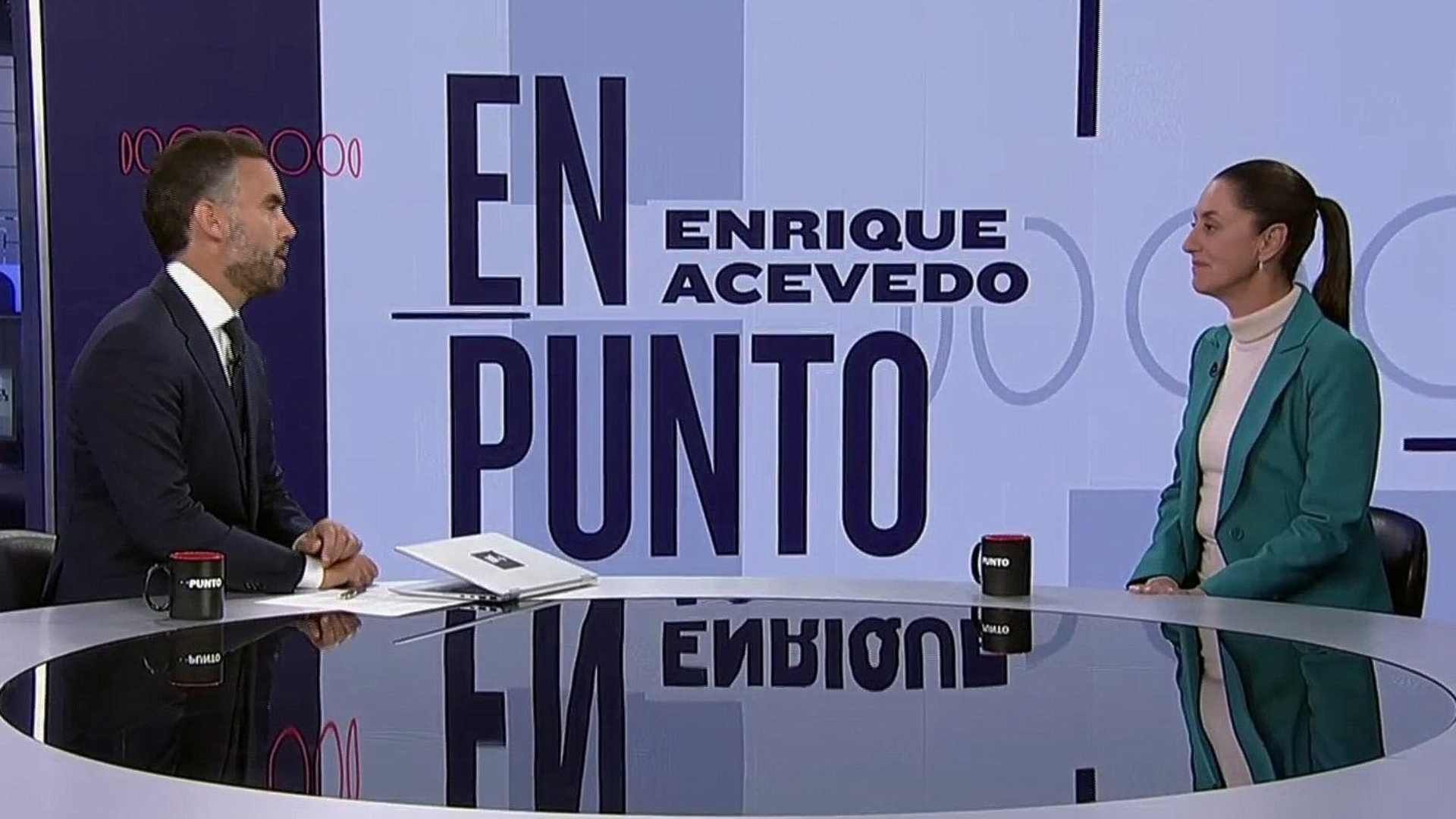 Enrique Acevedo entrevista a Claudia Sheinbaum, jefa de Gobierno de la CDMX