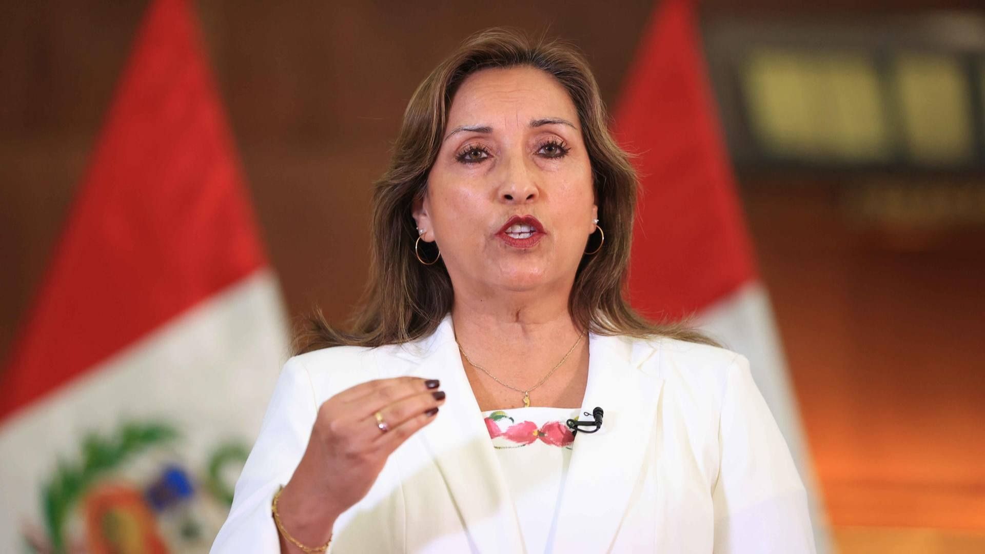 Dina Boluarte, presidenta de Perú