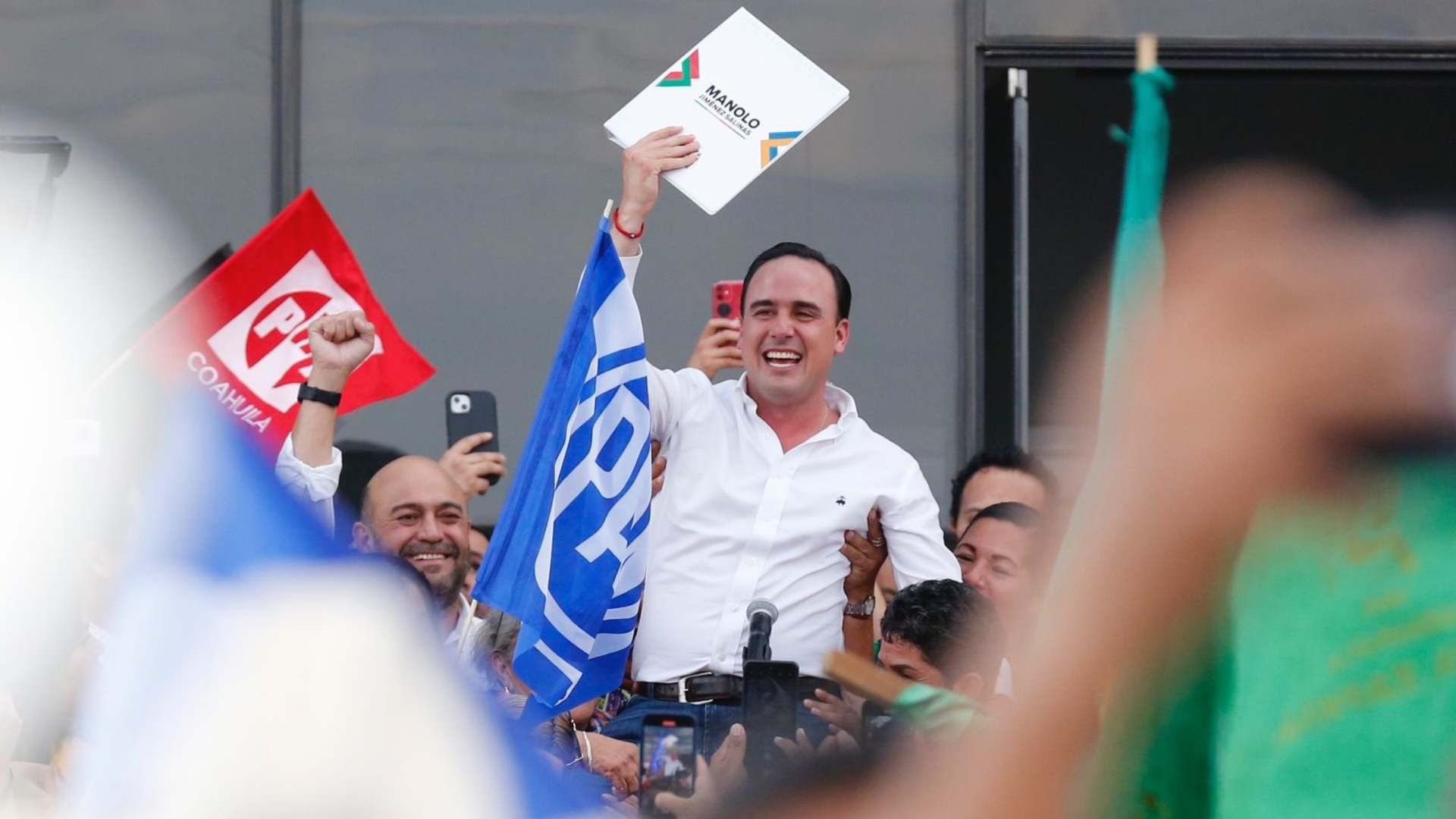 Manolo Jiménez se Registra Como Candidato a Gobernador de Coahuila