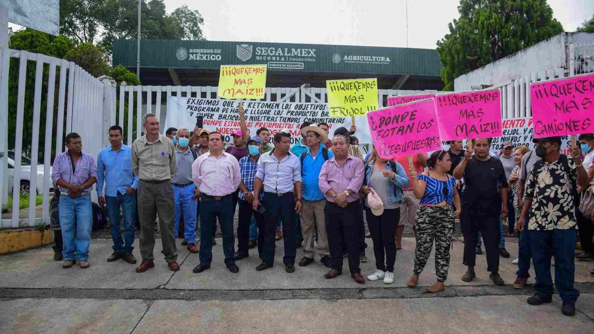 Protestas en instalaciones de Segalmex