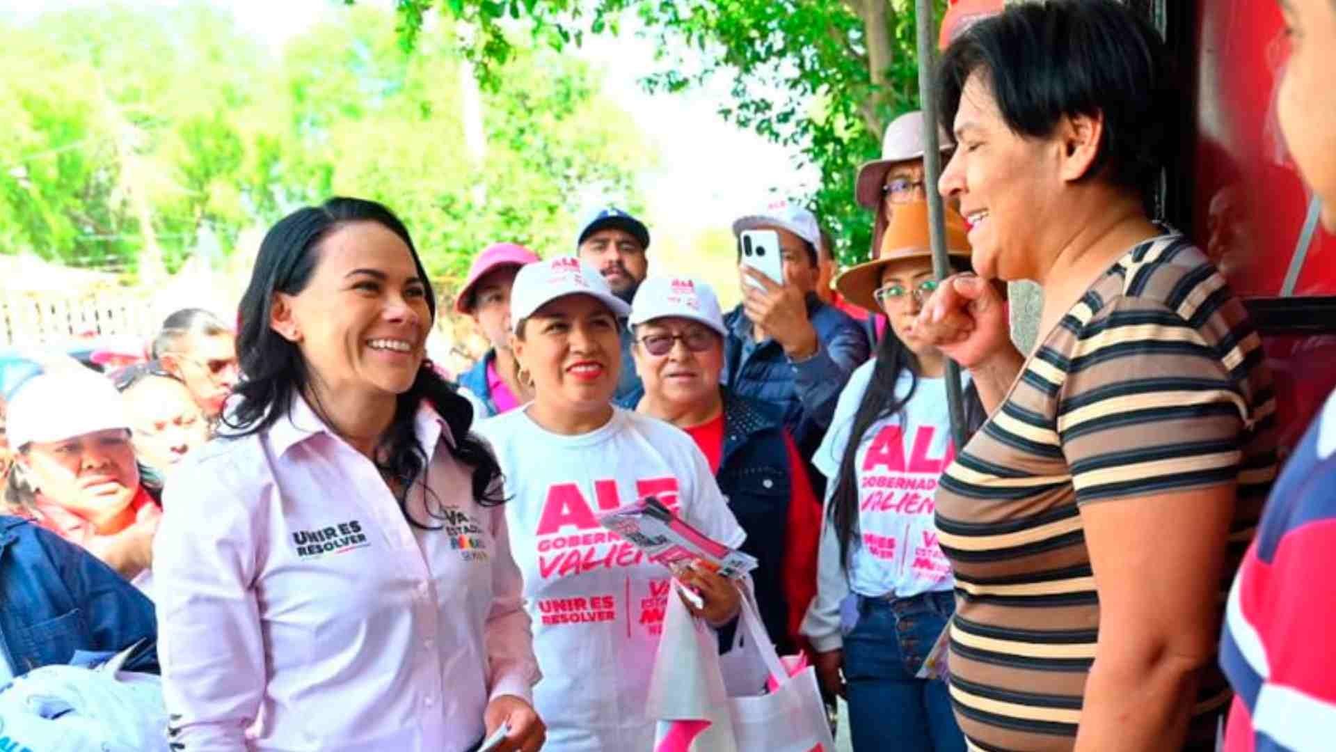 Alejandra del Mora, candidata a la gubernatura del edomex