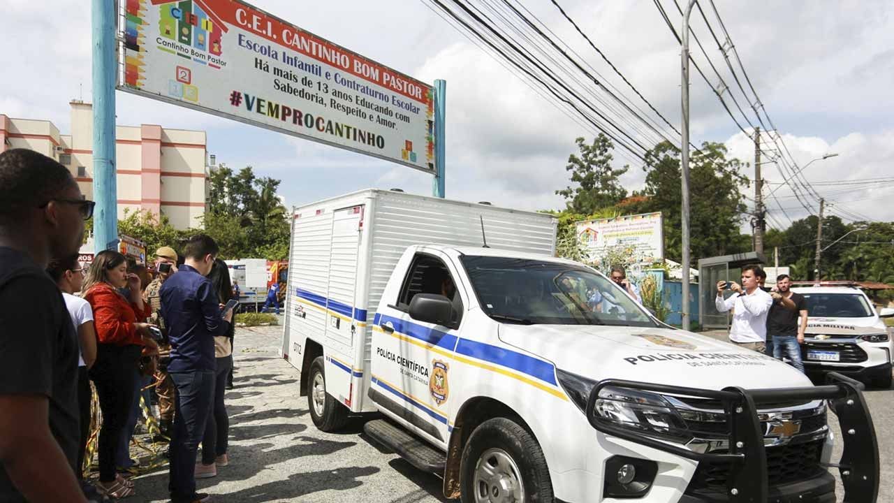 Hombre mata con un hacha a cuatro niños en guardería de Brasil 