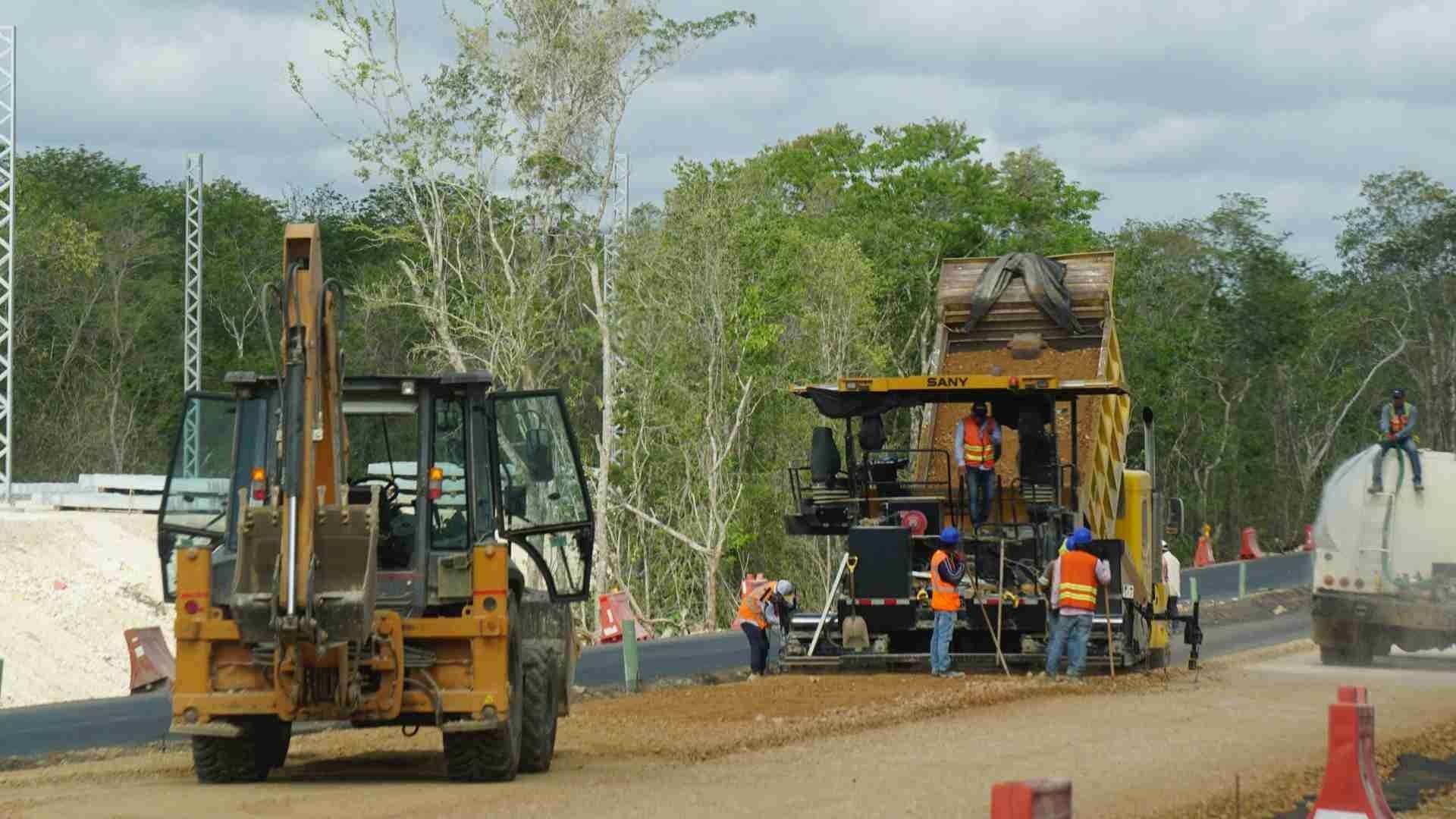 Construcción del Tren Maya