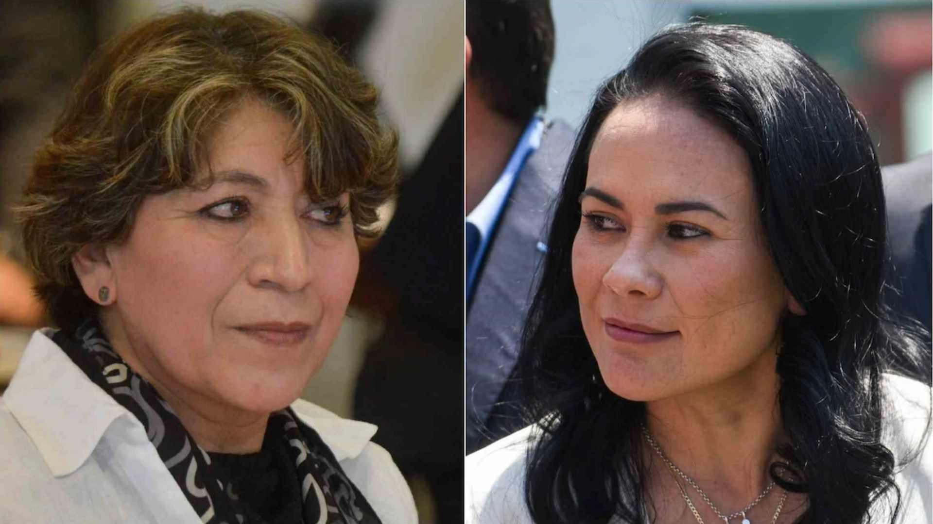 Delfina Gómez y Alejandra del Mora, candidatas al gobierno del Edomex