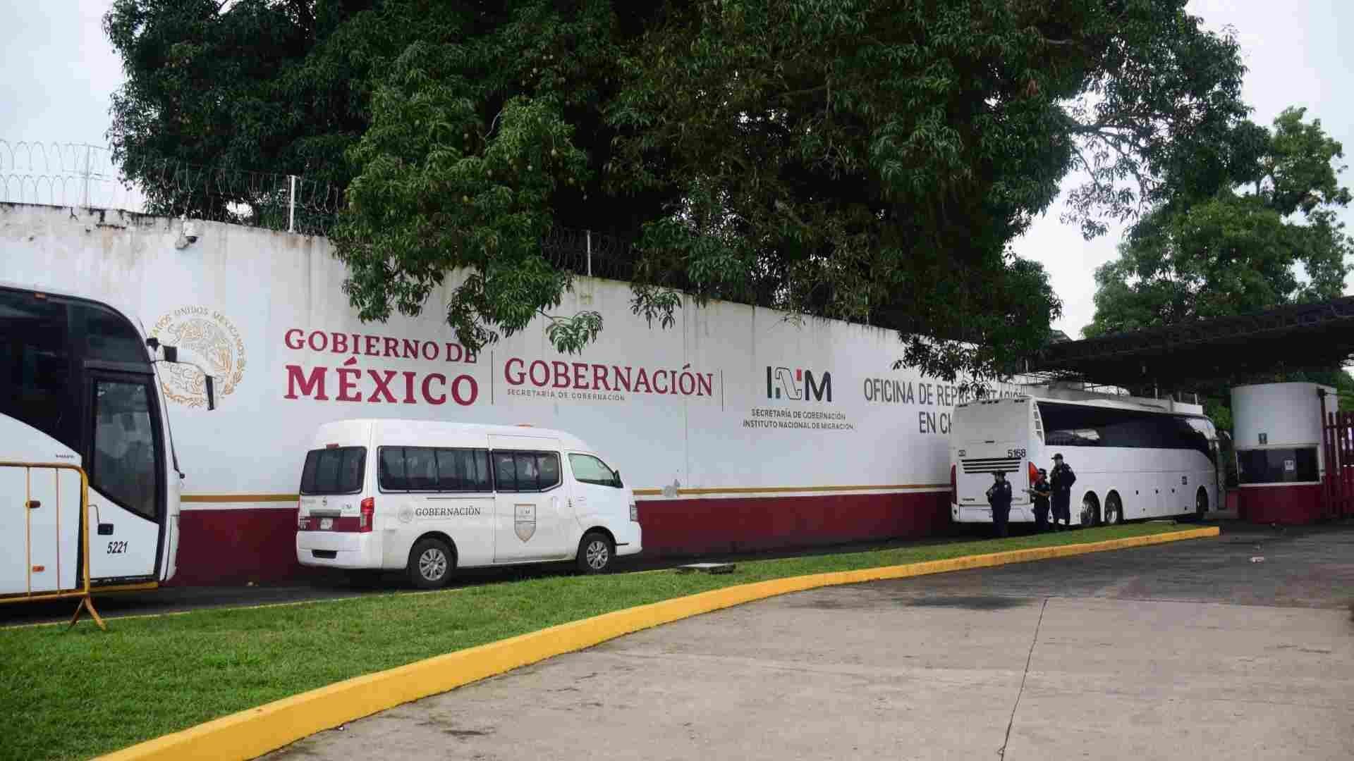 Estación Migratoria Siglo XXI en Chiapas. 