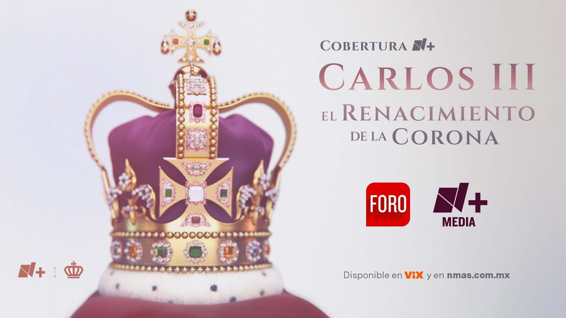 Cobertuta N+ Coronación Carlos III