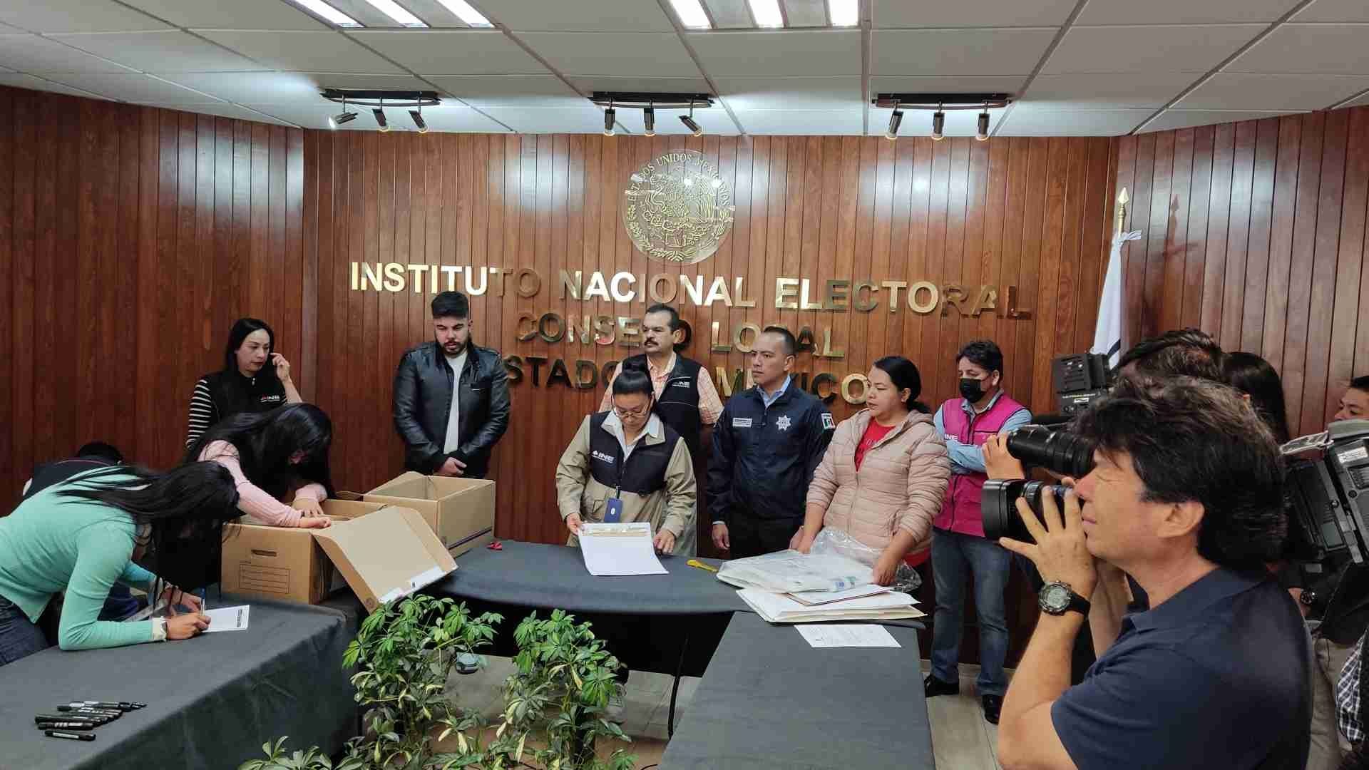 Llega el voto anticipado a la Junta Local del INE Edomex