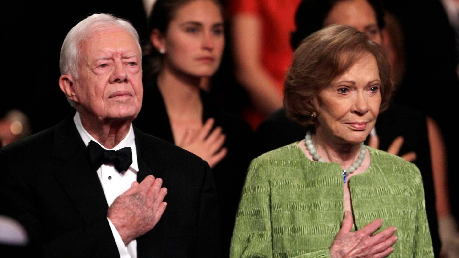 El expresidente Jimmy Carter y su esposa, Rosalynn