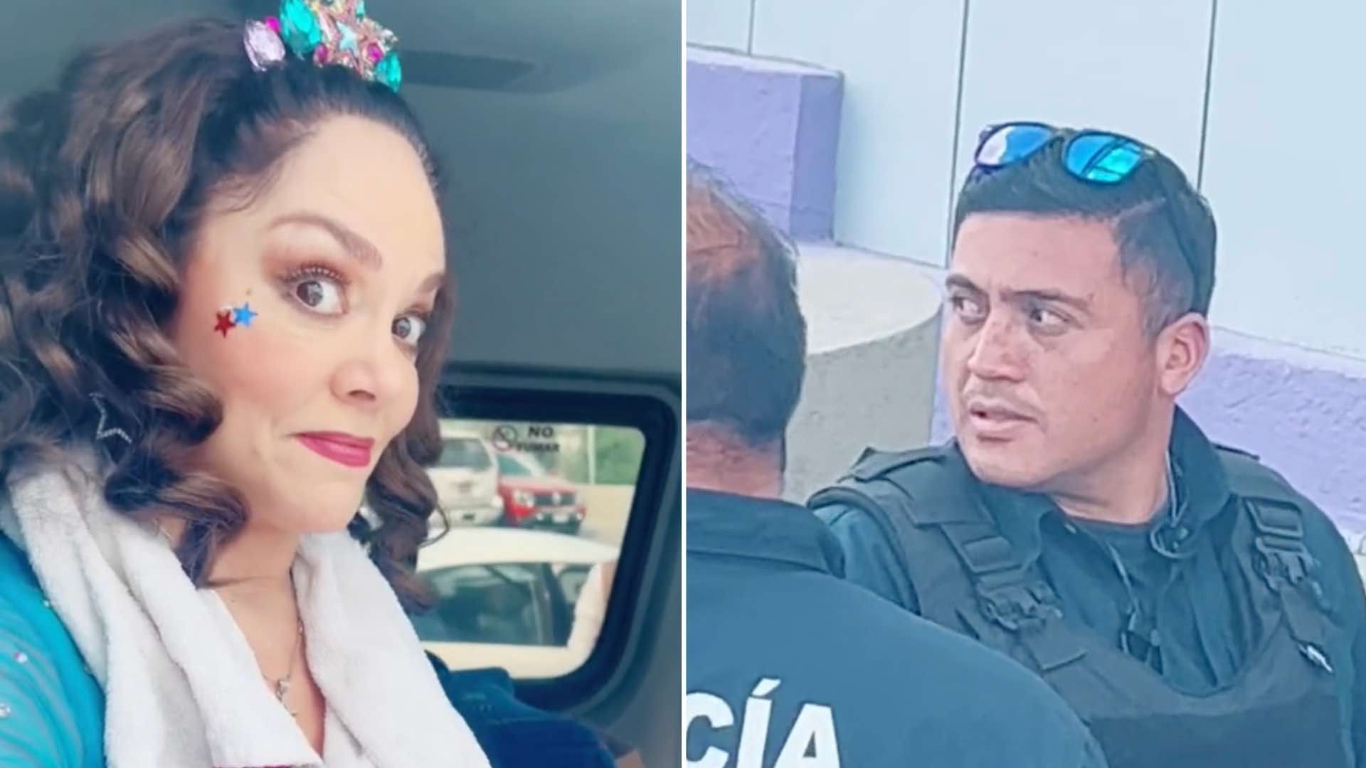 Tatiana comparte que le gustó un policía de Hidalgo