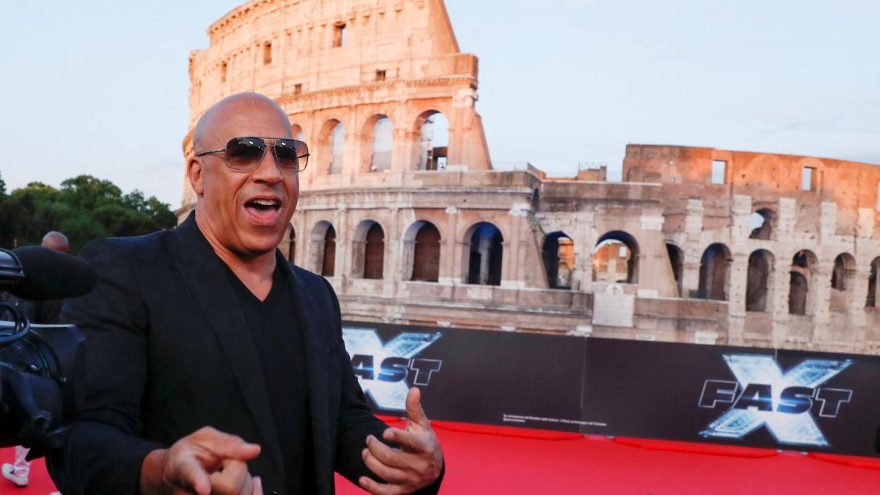 ‘Rapidos y Furiosos’ y Vin Diesel Deslumbran el Coliseo de Roma