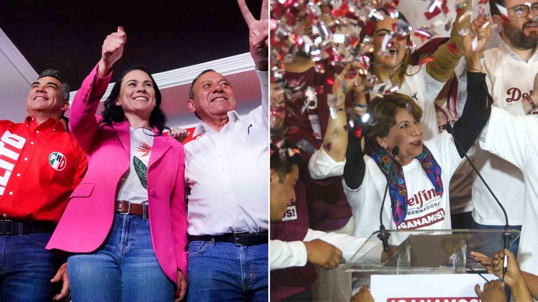 Candidatas del Edomex Se Declaran Ganadoras al Cierre de Casillas