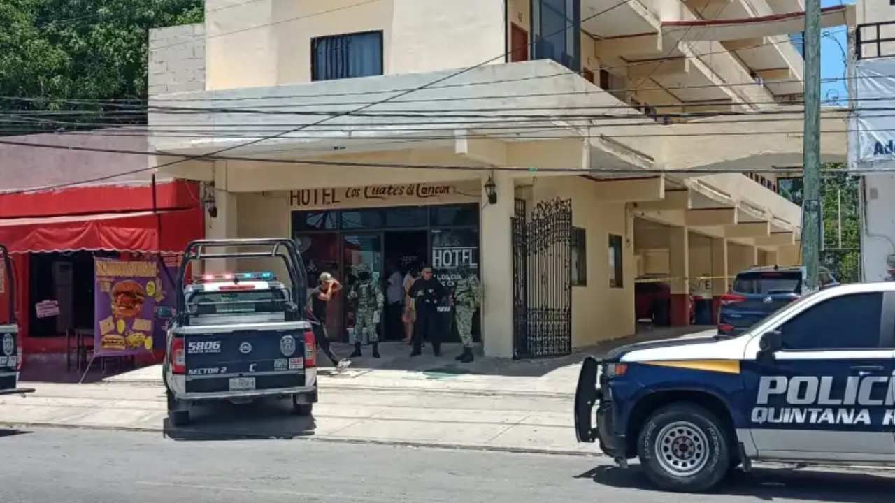 Dos cuerpos son localizados al interior de un hotel en Cancún