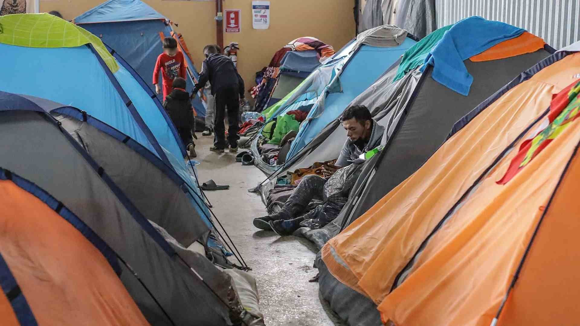 Campamento de migrantes