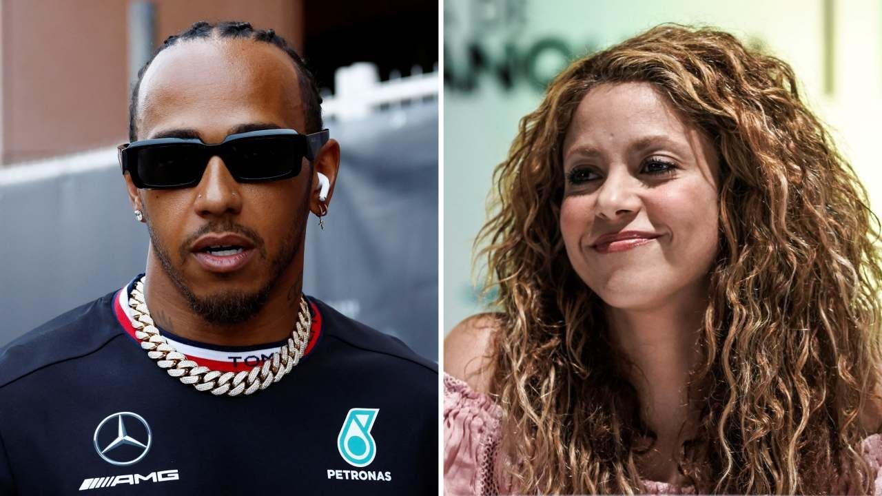 Shakira y Lewis Hamilton cenan juntos en Barcelona