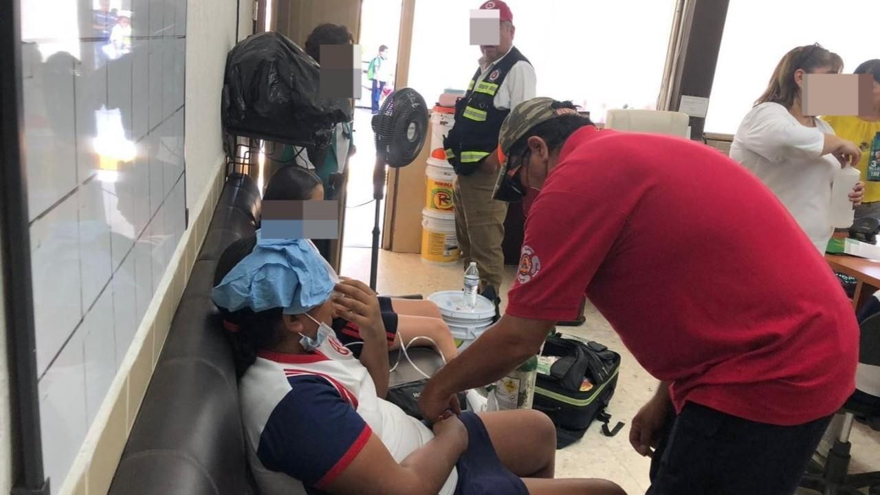 Tamaulipas: 10 Alumnos de Primaria Sufren Golpe de Calor; Hay 2 Hospitalizados