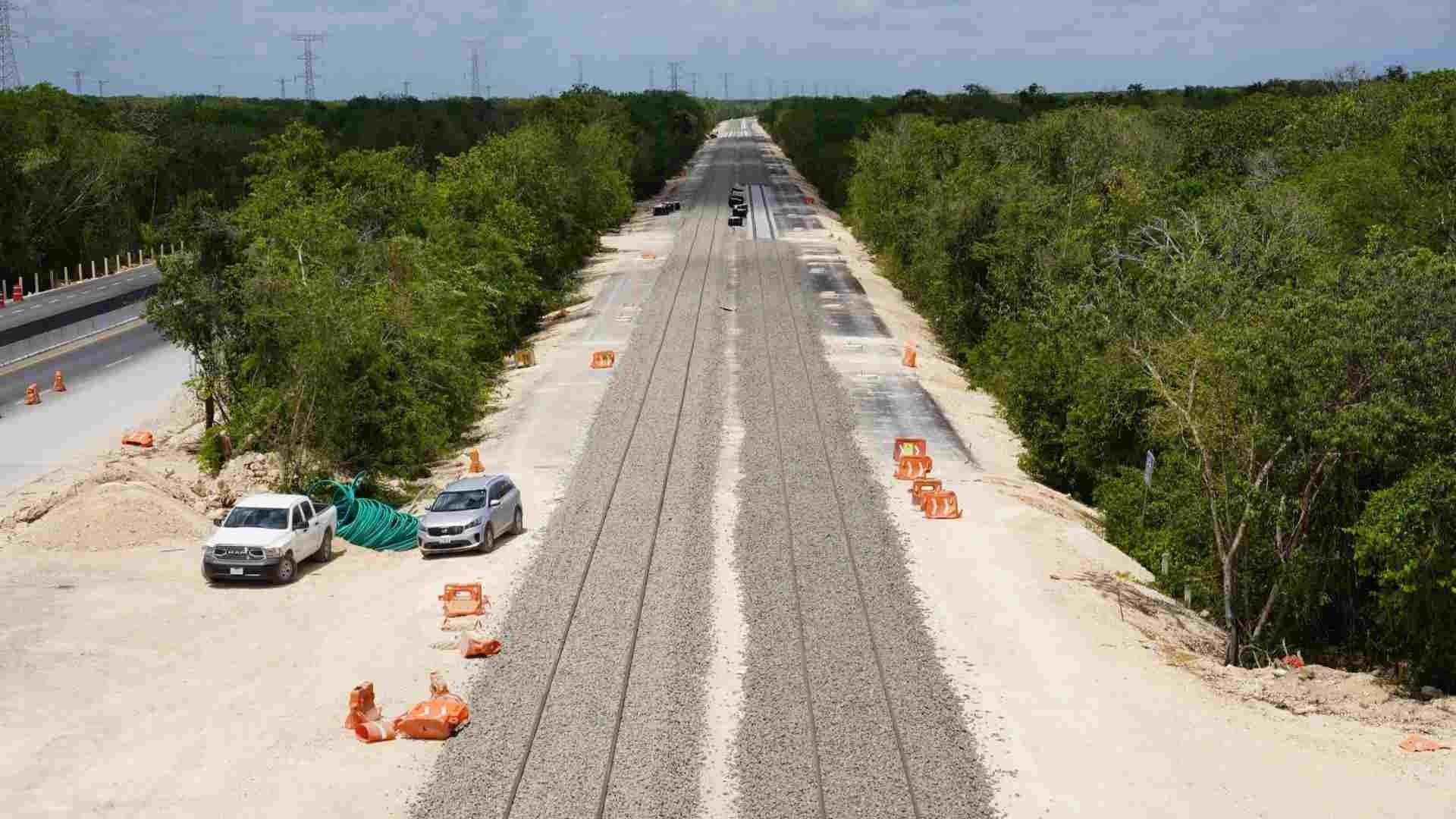 Avance en la obra del Tren Maya