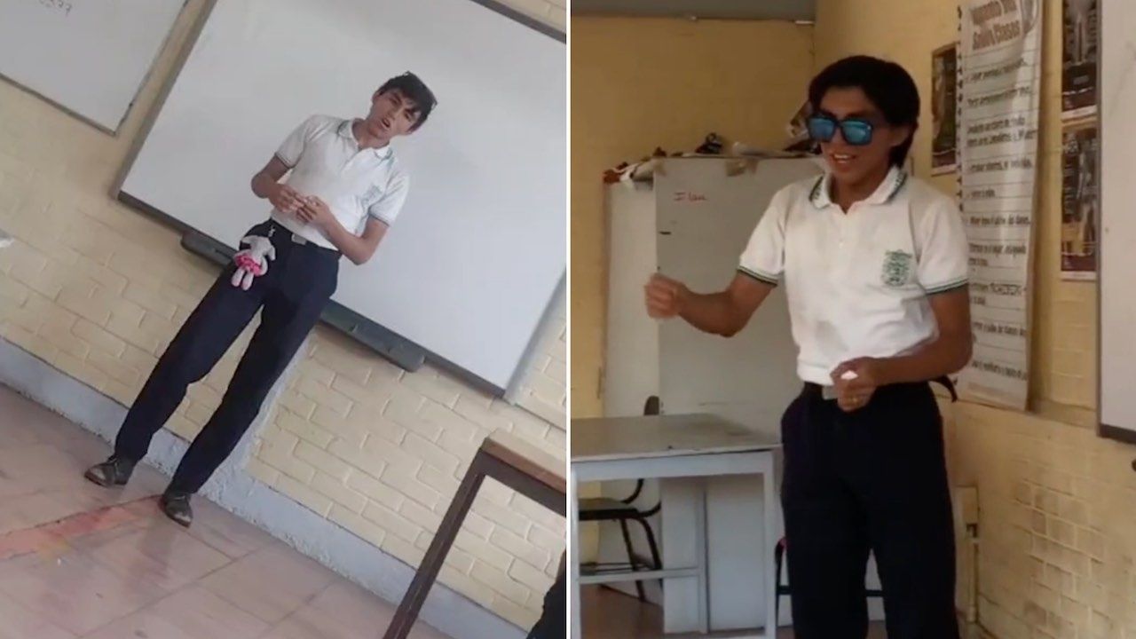 Alumno de secundaria canta como José José