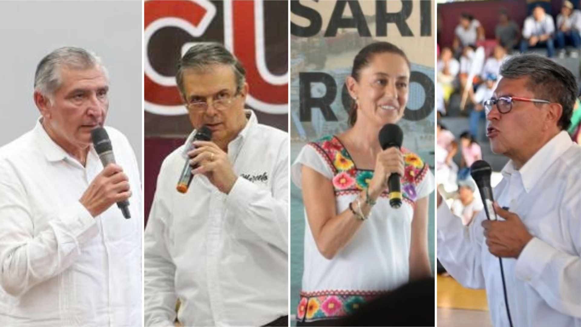 Aspirantes a la coordinación de la Defensa de la Transformación de Morena