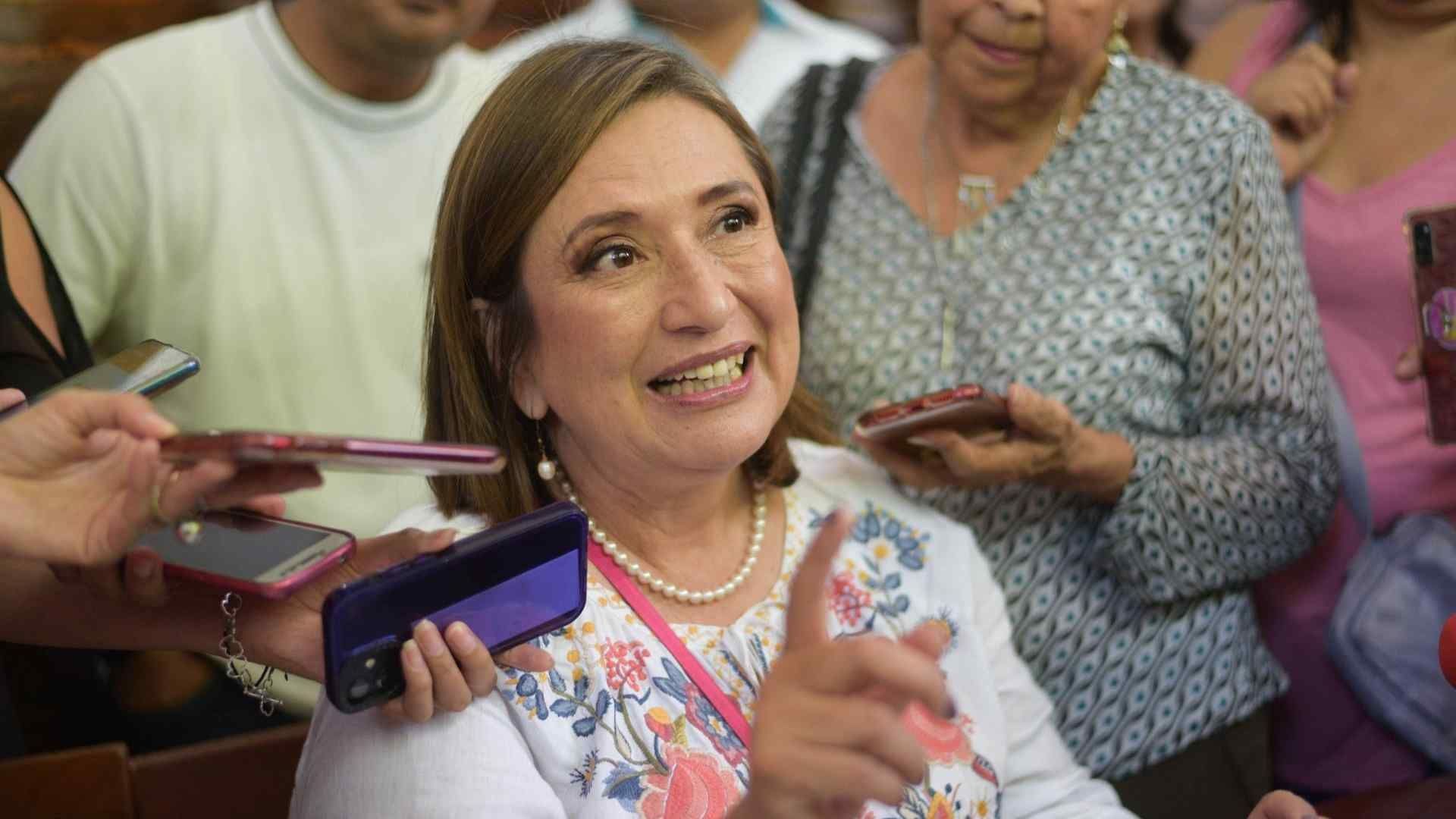 Xóchitl Gálvez visitó Xalapa 