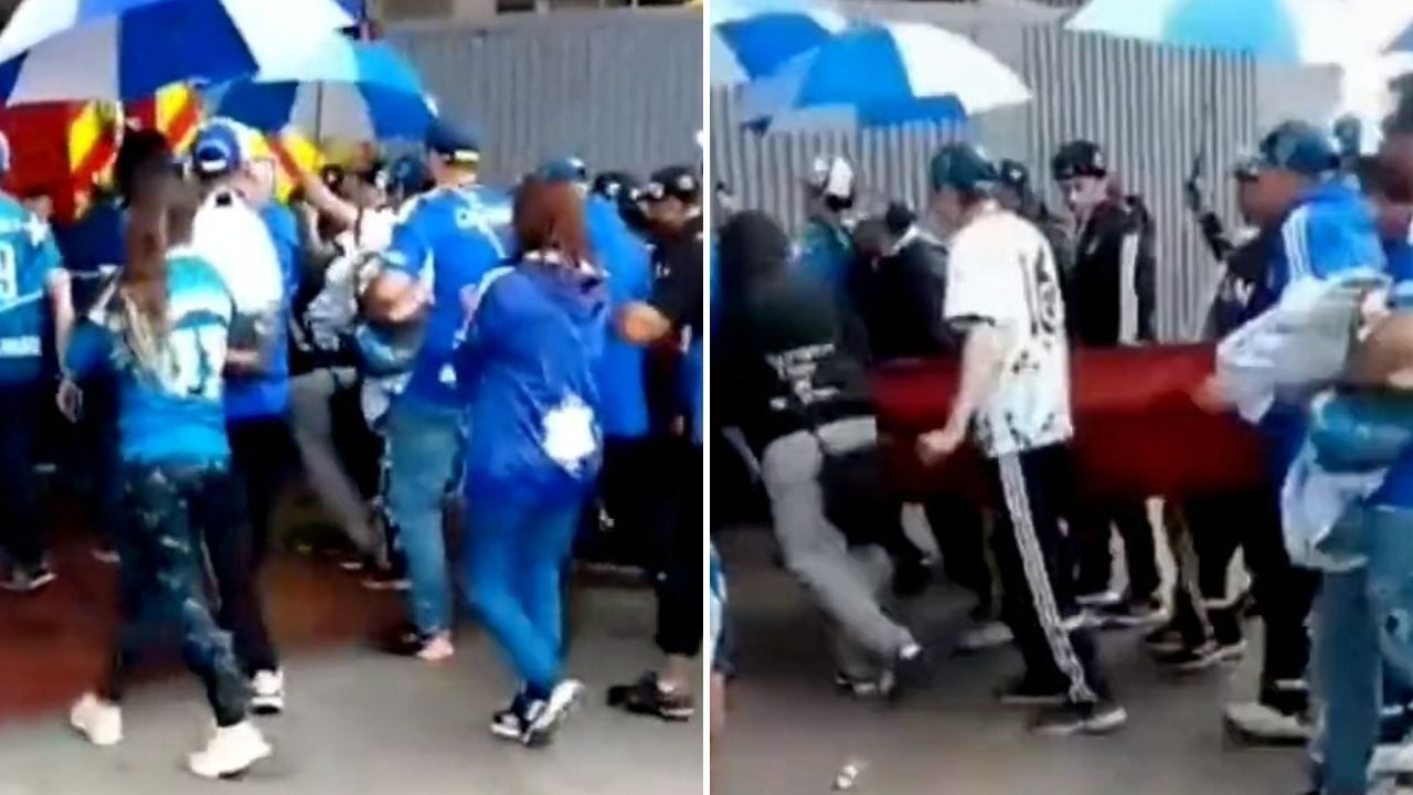 Aficionados metieron el ataúd con su amigo muerto a un estadio de futbol