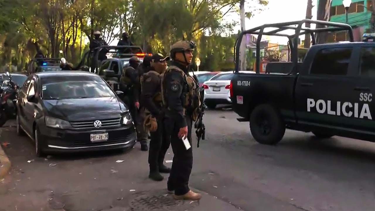 5 integrantes del CJNG fueron detenidos en CDMX