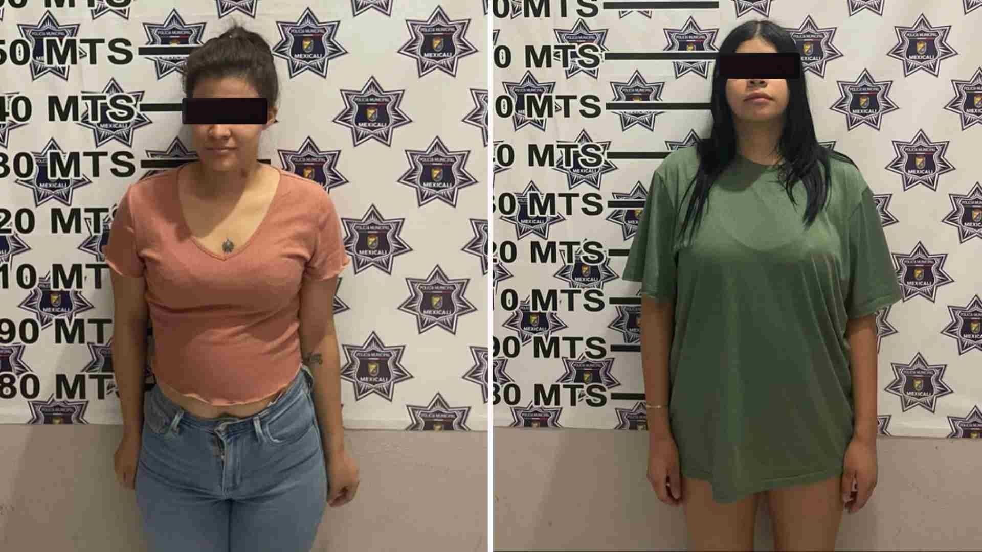 Detienen a dos jovencitas con 3 Mil dosis de metanfetamina en Mexicali, Baja California