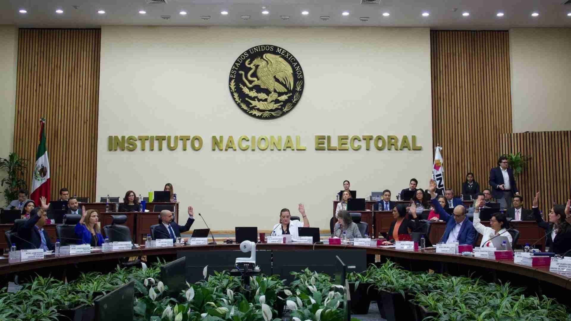 Sesión Ordinaria del Consejo General del Instituto Nacional Electoral en la sede del instituto.