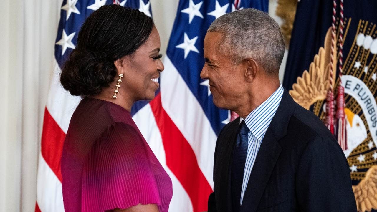 Michelle Obama felicita a su esposo Barack y le declara amor eterno