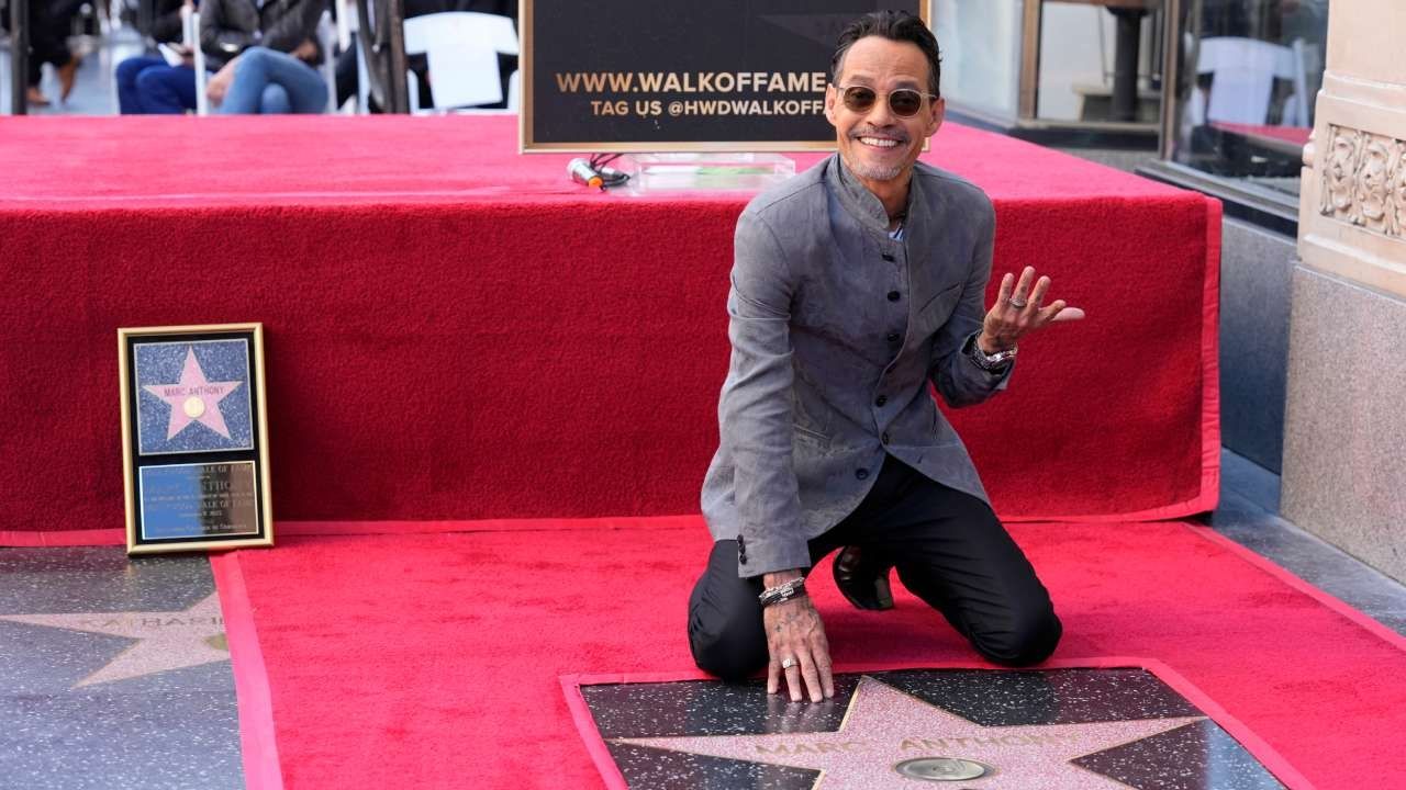 Marc Anthony Recibe Estrella en el Paseo de la Fama de Hollywood